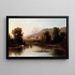 Vue de la rivière Sainte-Anne - Robert S. Duncanson — gerahmtes Bild an der Wand