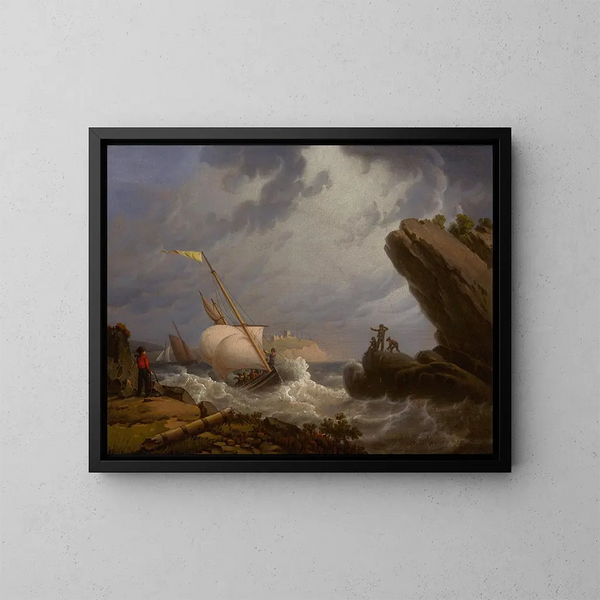 Bac - Robert Salmon — gerahmtes Bild an der Wand