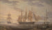 Schiffe im Hafen - Robert Salmon — Ansicht des Kunstwerks