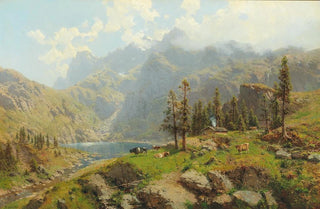 Robert Schultze - The Murgsee in Switzerland Glaris.webp