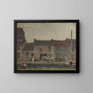 Abenddämmerung - Robert Spencer — gerahmtes Bild an der Wand