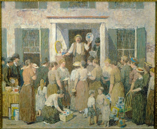 Die Auktion - Robert Spencer — Ansicht des Kunstwerks