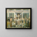 Die Auktion - Robert Spencer — gerahmtes Bild an der Wand