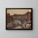 Die alte Stadt - Robert Spencer — gerahmtes Bild an der Wand