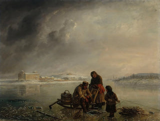 Robert Wilhelm Ekman - Winter Fishing In Front Of Turku.webp