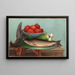 Forelle, Fasan, Tomaten - Robert Wilkie — gerahmtes Bild an der Wand