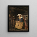 La Fileuse Bretonne The Spinner - Robert Wylie — gerahmtes Bild an der Wand