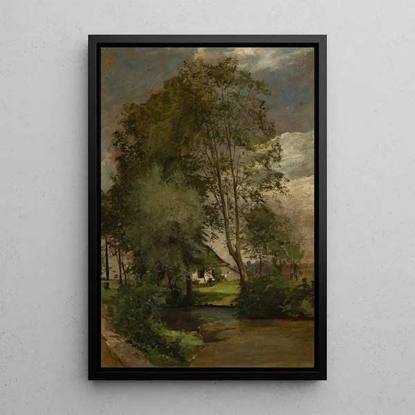Landschaft der Landschaft - Robert Lewinski — gerahmtes Bild an der Wand