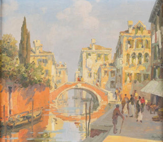 Kanal in Venedig - Roberto Iras Baldessari — Ansicht des Kunstwerks
