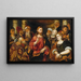 Der Christus und die Ehebrecher - Rocco Marconi — gerahmtes Bild an der Wand
