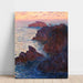 Reproduktion des Gemäldes Rochers à Belle Île, Port-Domois - Claude Monet