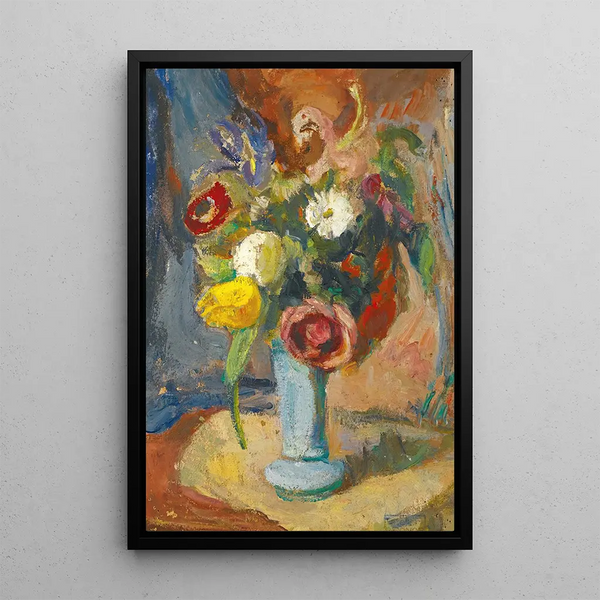 Vase de fleurs - Roderic O'Conor — gerahmtes Bild an der Wand