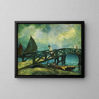 Rodolfo Paoletti - Wooden bridge of Mazorlo on Burano.webp