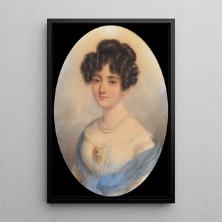 Rodolphe Bel - Lady in White and Blue.webp
