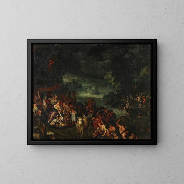 Der Flut - Roelant Savery — gerahmtes Bild an der Wand