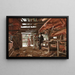 Le hangar à bateaux - Roger Jourdain — gerahmtes Bild an der Wand
