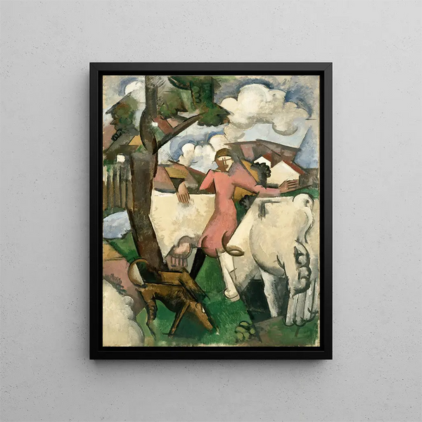 Marie Ressort - Roger de La Fresnaye — gerahmtes Bild an der Wand