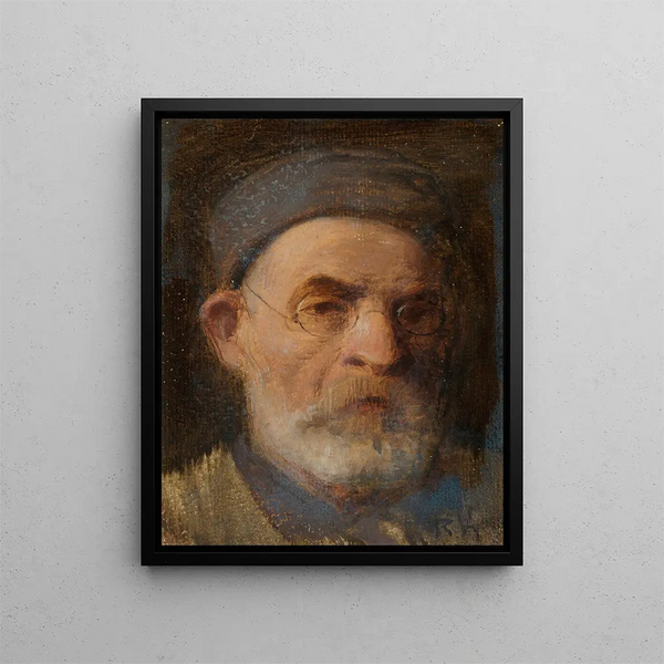 Portrait eines Mannes - Roman Kazimierz Kochanowski — gerahmtes Bild an der Wand