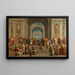 L'École d'Athènes - Ecole de Rome — gerahmtes Bild an der Wand
