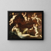 Venus und Amor mit Amorinen - Schule von Rom — gerahmtes Bild an der Wand