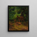 Hirsch in Ruhe - Rosa Bonheur — gerahmtes Bild an der Wand