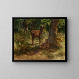 Rosa Bonheur - Les Cerfs Et Les Fauves Dans Un Bois.webp