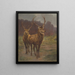 Die Monarchen des Waldes - Rosa Bonheur — gerahmtes Bild an der Wand