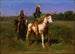 Indianer auf Pferden mit Speeren - Rosa Bonheur — Ansicht des Kunstwerks