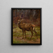 Hirsch in einer Herbstlandschaft - Rosa Bonheur — gerahmtes Bild an der Wand