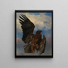 L'aigle blessé - Rosa Bonheur — gerahmtes Bild an der Wand