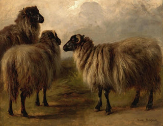 Rosa Bonheur - Three Wooly Sheep.webp