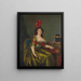 Portrait einer Dame - Rose-Adélaïde Ducreux — gerahmtes Bild an der Wand