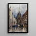 Szene einer Straße in München - Ross Sterling Turner — gerahmtes Bild an der Wand