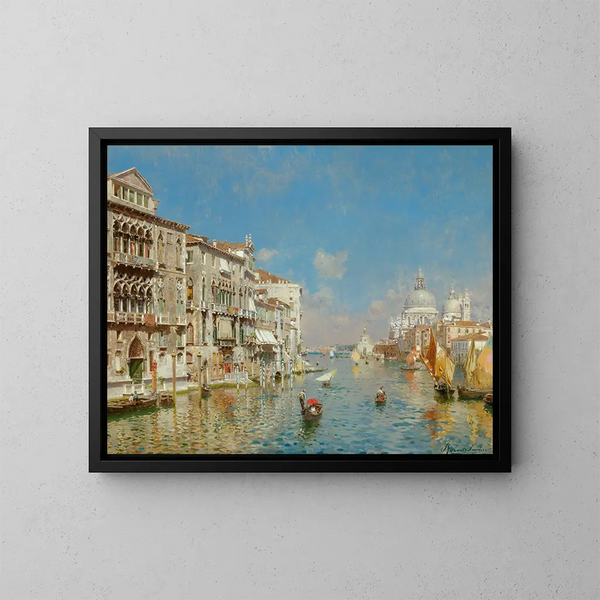 Le Grand Canal, Venise - Rubens Santoro — gerahmtes Bild an der Wand