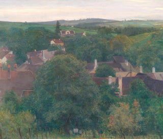 Dämmerung in Ober-Sievering - Rudolf Bacher — Ansicht des Kunstwerks