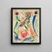 Formen marines ohne Titel - Rudolf Bauer — gerahmtes Bild an der Wand