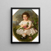 Portrait von Alexandrine Strübe 1859-1920 Kind - Rudolf Epp — gerahmtes Bild an der Wand