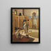Nach dem Bad - Rudolf Ernst — gerahmtes Bild an der Wand