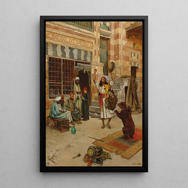 Ein Nachmittagsspektakel - Rudolf Ernst — gerahmtes Bild an der Wand