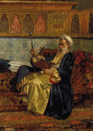Rudolf Ernst - An Arab scholar.webp