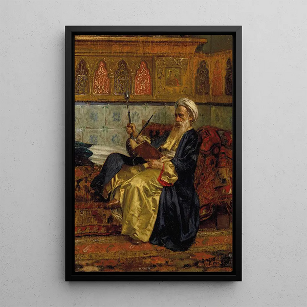 Ein arabischer Gelehrter - Rudolf Ernst — gerahmtes Bild an der Wand