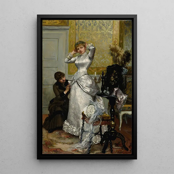 Habillage de la mariée - Rudolf Ernst — gerahmtes Bild an der Wand
