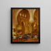 In der Madrasa - Rudolf Ernst — gerahmtes Bild an der Wand