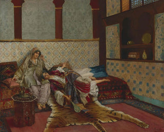 Die vergessene Melodie - Rudolf Ernst — Ansicht des Kunstwerks