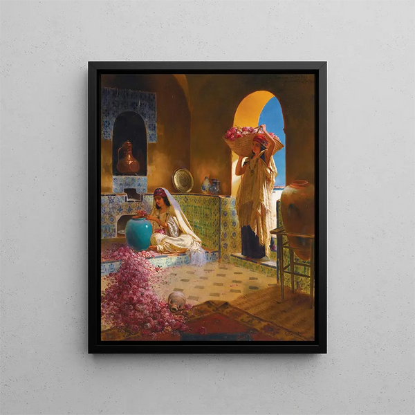 Die Parfümeure - Rudolf Ernst — gerahmtes Bild an der Wand