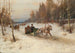 Winter-Schlittenfahrt - Rudolf Fedorovich Frentz — Ansicht des Kunstwerks