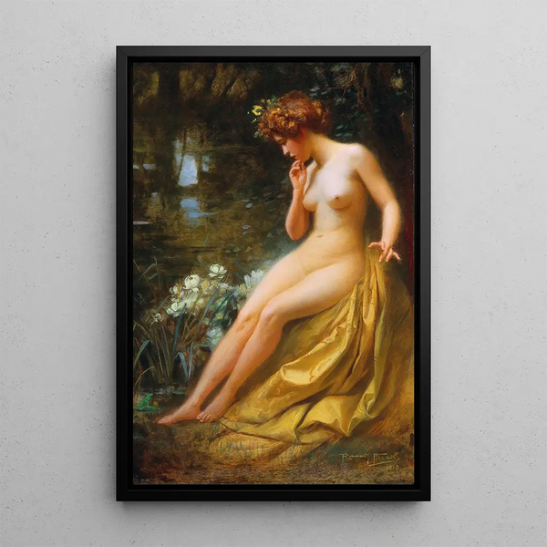 Der Froschkönig - Rudolf Fuchs — gerahmtes Bild an der Wand