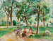 Garten in Langenargen mit Hans Purrmann - Rudolf Grossmann — Ansicht des Kunstwerks