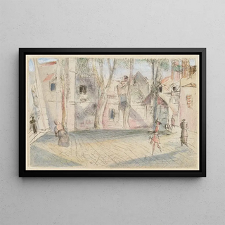 Rudolf Grossmann - Platz in Senlis II.webp