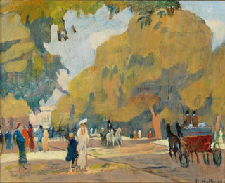 Rudolf Hellwag - Allee im Hydepark.webp